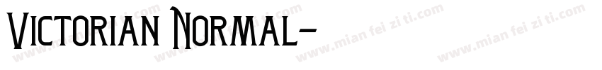 Victorian Normal字体转换